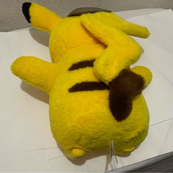 Pokemon DETECTIVE PIKACHU 14” Plush Stuffed Toy by Wicked Cool Toys - Picture 3 of 13